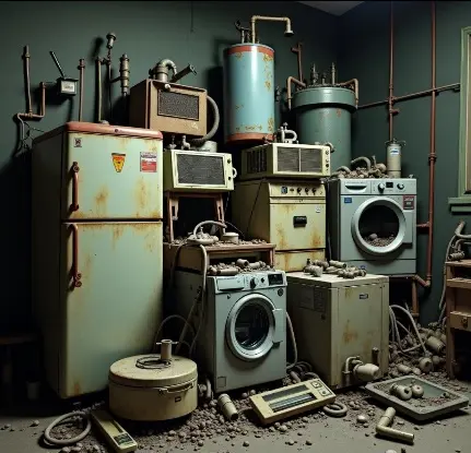 ضایعات فلزی منزل و مسی لوازم خانگی و فرسوده کهنه